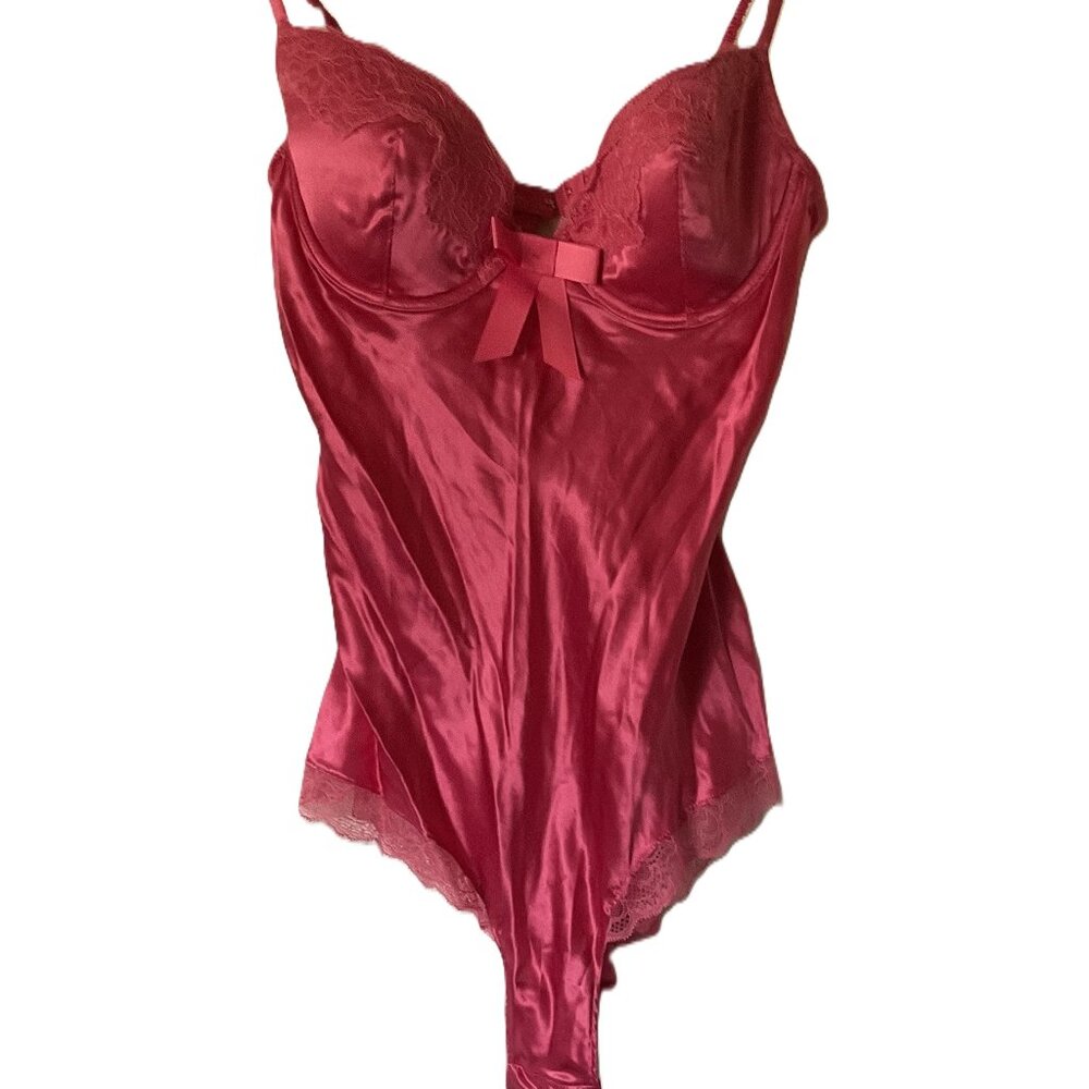 Victoria Secrets - Very Sexy 100% Silk Pink Teddy